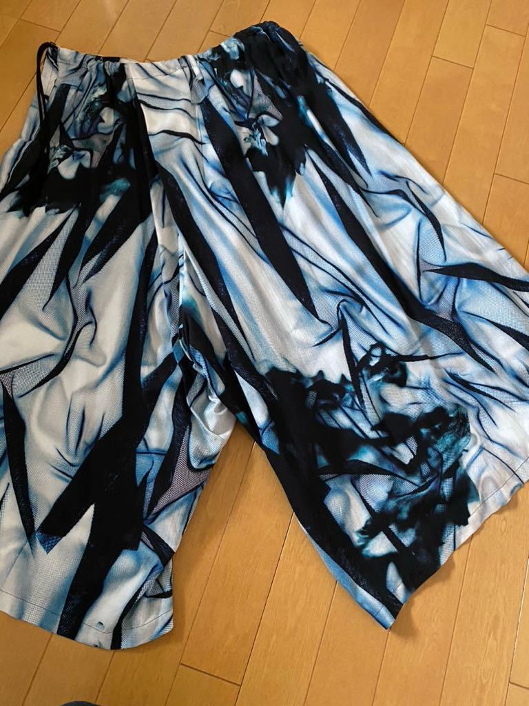  новый товар *Y\'s wise общий рисунок длинный юбка-брюки брюки * деформация брюки *YOHJI YAMAMOTO Yohji Yamamoto 