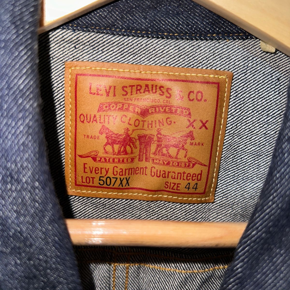 LEVI'S vintage clothing 507XX 1953 TYPE2 デニムジャケット 44 LEVI'S vintage clothing 507XX 1953 TYPE2 デニムジャケット 44