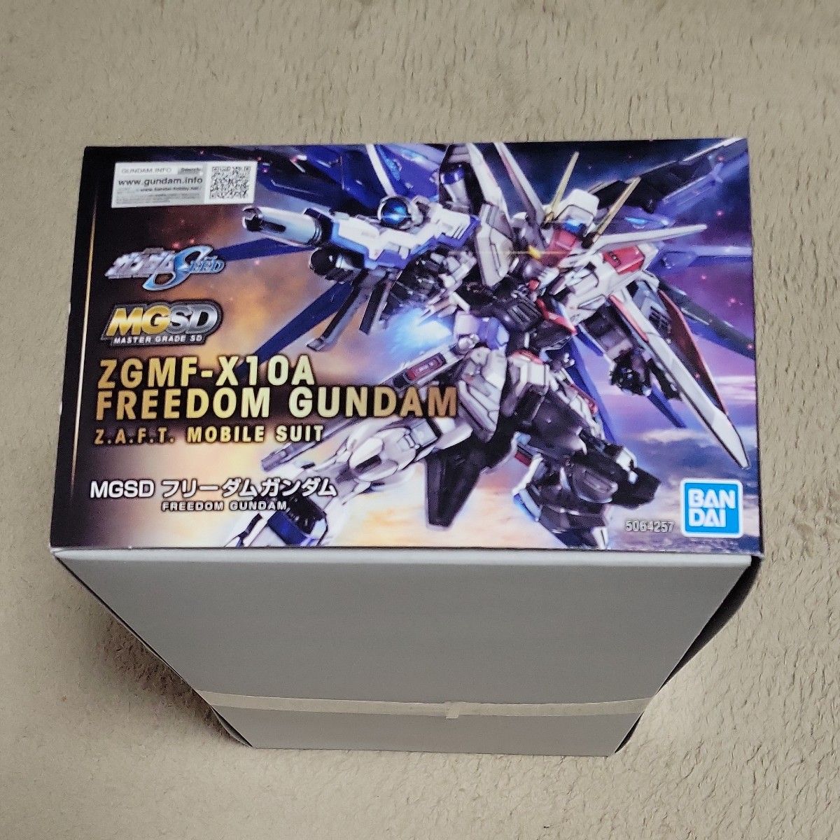 購入時の帯付き完全未開封新品 未組立 MGSD フリーダムガンダム 購入時の帯付き完全未開封新品 未組立 MGSD フリーダムガンダム