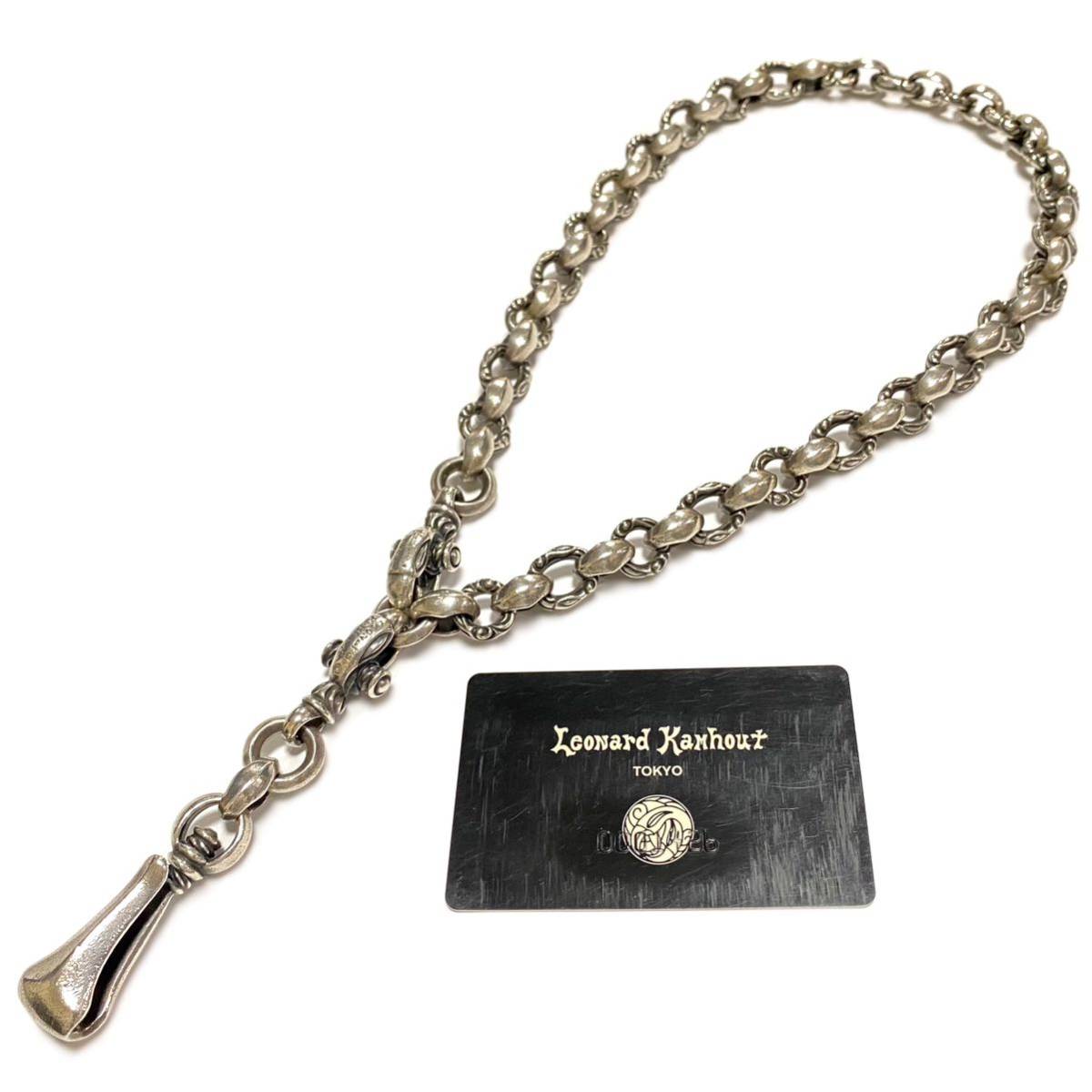 ★期間限定値下げ★ 生前初期 Leonard Kamhout HERON SILK LINK WALLET CHAIN ヘロン シルクリンク ウォレットチェーン LONE ONES ギャラ付