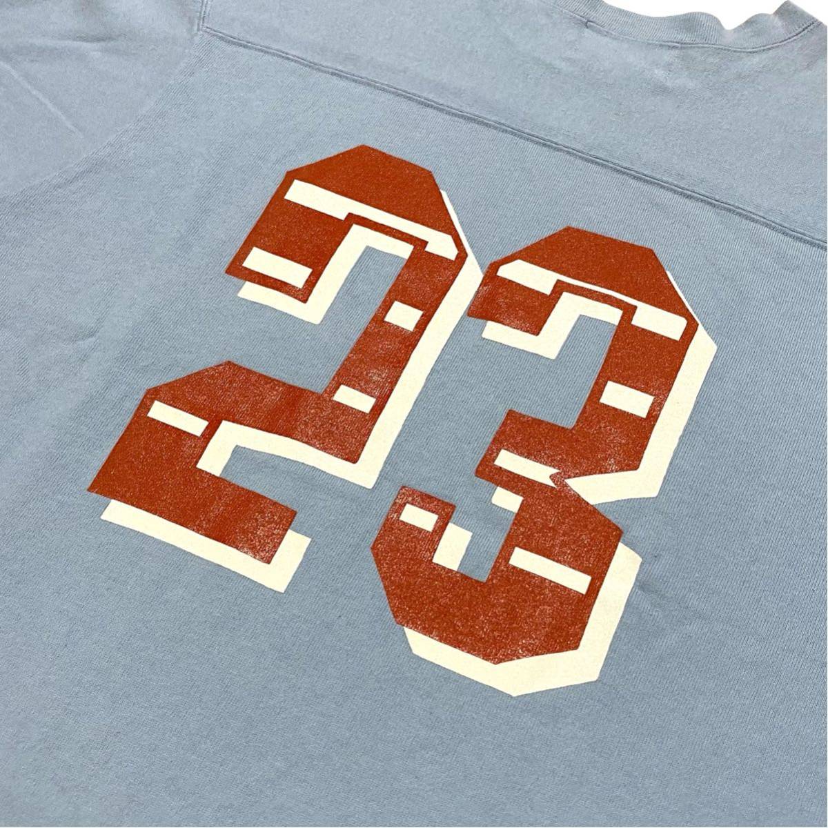 WEIRDOwia-do20SS RINGING TIGER FOOTBALL T-SHIRTS Logo Tiger 23 print 7 minute sleeve 7 minute sleeve football T-shirt cut and sewn XL
