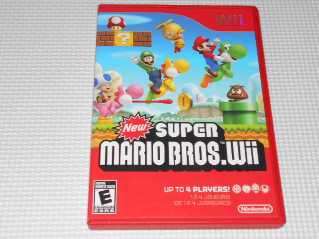 Wii★NEW SUPER MARIO BROS. Wii 海外版 北米版★箱付・説明書付・ソフト付