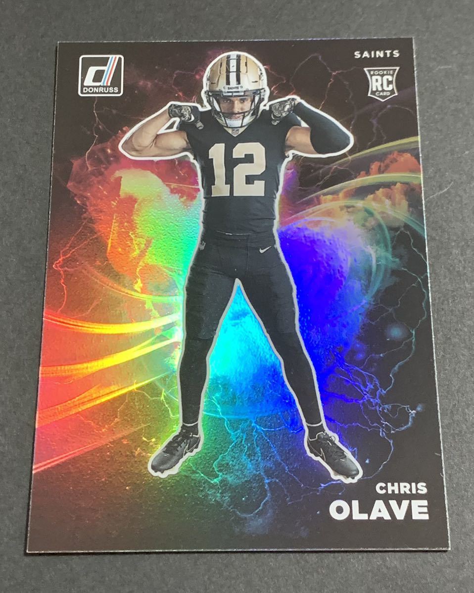 2022 Panini Donruss Night Moves Chris Olave No.NM-CO RC Rookie Saints NFL Case Hit SSP クリス・オラーべ　ルーキー　ケースヒット
