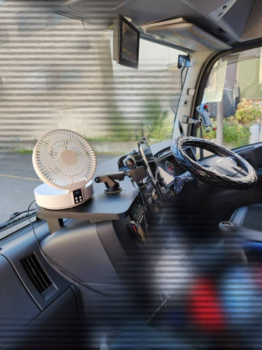 ギガ ファイブスター 専用 フロント テーブル ゴム製ガード付き ダッシュマット マーカー レトロ LED
