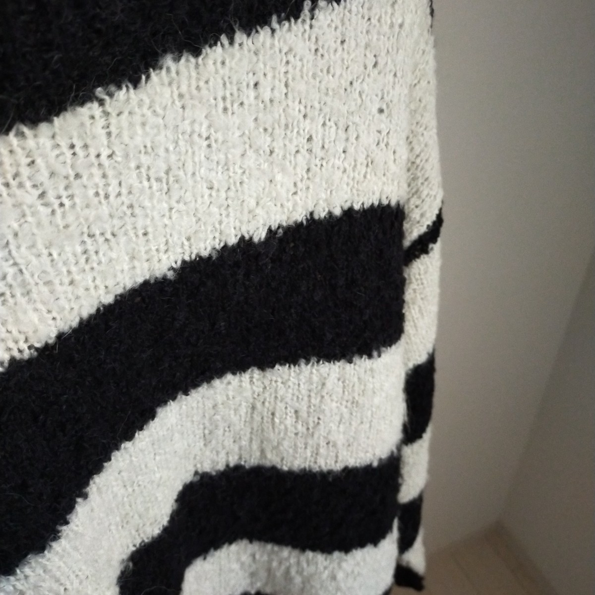 NUMBER (N)INE 22AW アルパカ混 ボーダーニット カートコバーン NUMBER (N)INE 22AW アルパカ混 ボーダーニット カートコバーン