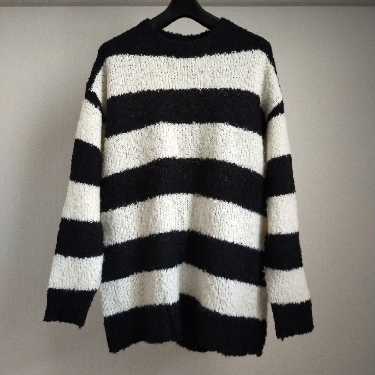 NUMBER (N)INE 22AW アルパカ混 ボーダーニット カートコバーン NUMBER (N)INE 22AW アルパカ混 ボーダーニット カートコバーン