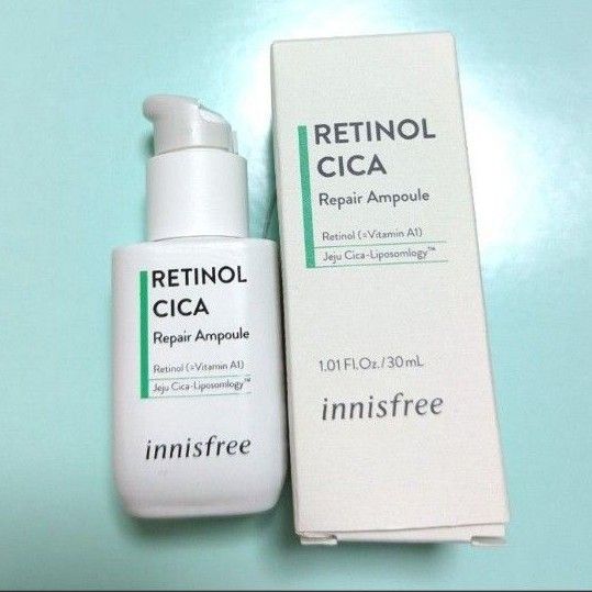 イニスフリー　30ml  レチノール　シカ　リペア　アンプル　セラム　innisfree