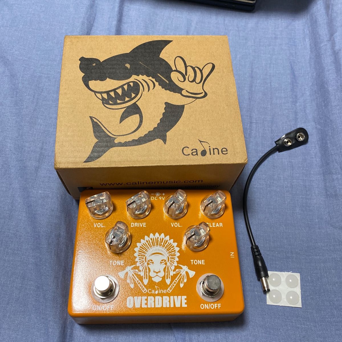 新品　Caline CP-70 Dual Overdrive Guitar Effect Pedal オーバードライブ