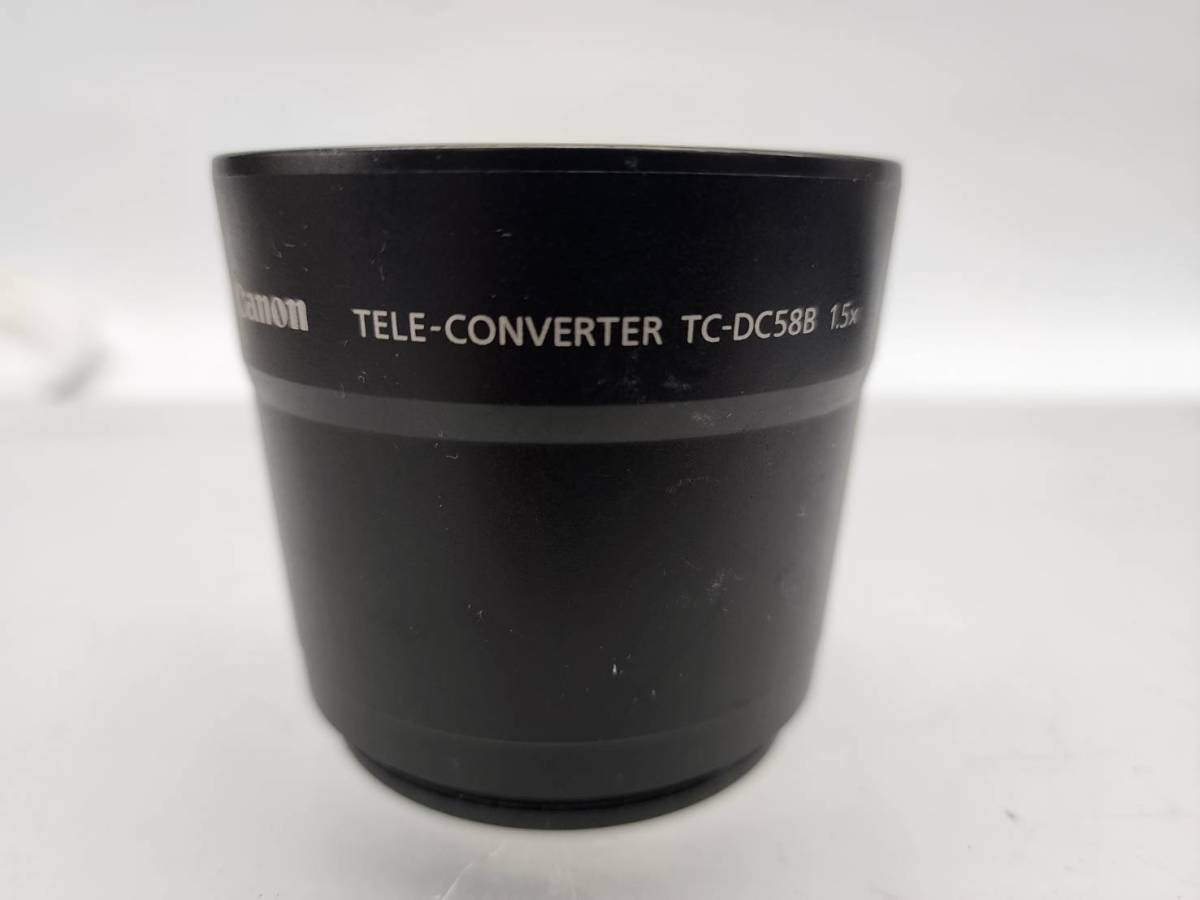2923★ R50330 Canon キャノン TELE-CONVERTER TC-DC58B 1.5x テレコンバーターレンズ ★の画像1