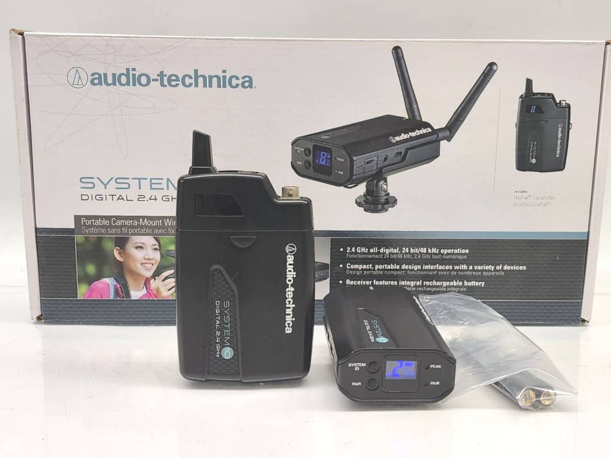 ③ R51013　Audio Technica オーディオテクニカ　ラベリアマイクロホン カメラマウント ワイヤレシステム　ATW-1701/L　本体のみ　現状渡し_画像1