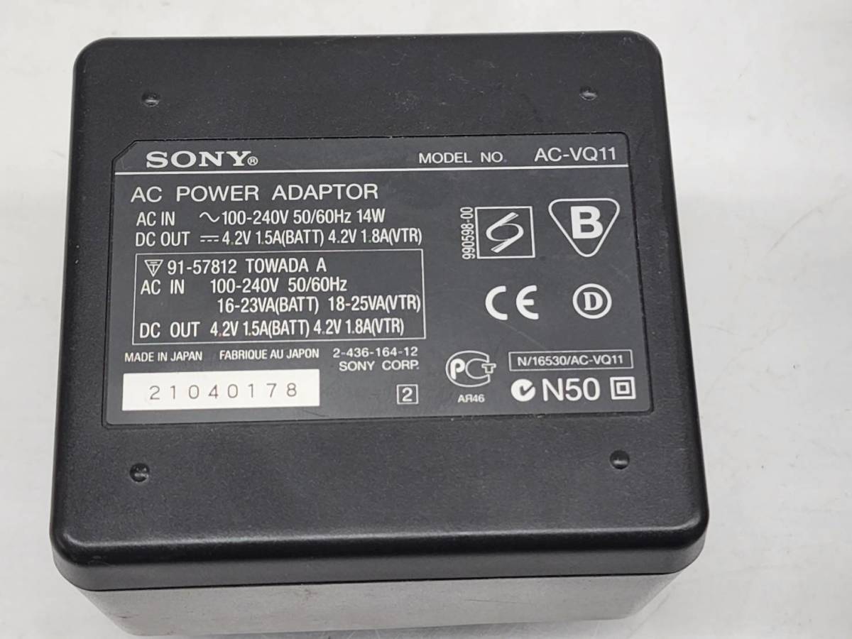 3218 * R50427 SONY Sony AC adaptor battery charger AC-VQ11 charger *