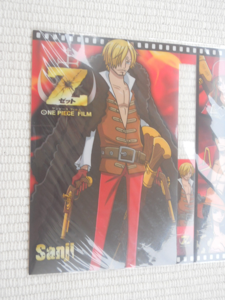 ☆ＢＤ　劇場版　ＯＮＥ　ＰＩＥＣＥ　ＦＩＬＭ　Ｚ　ワンピース　フィルムＺ　Ａｍａｚｏｎ特典　特製クリアブックカバー　サンジ　新品☆_画像3