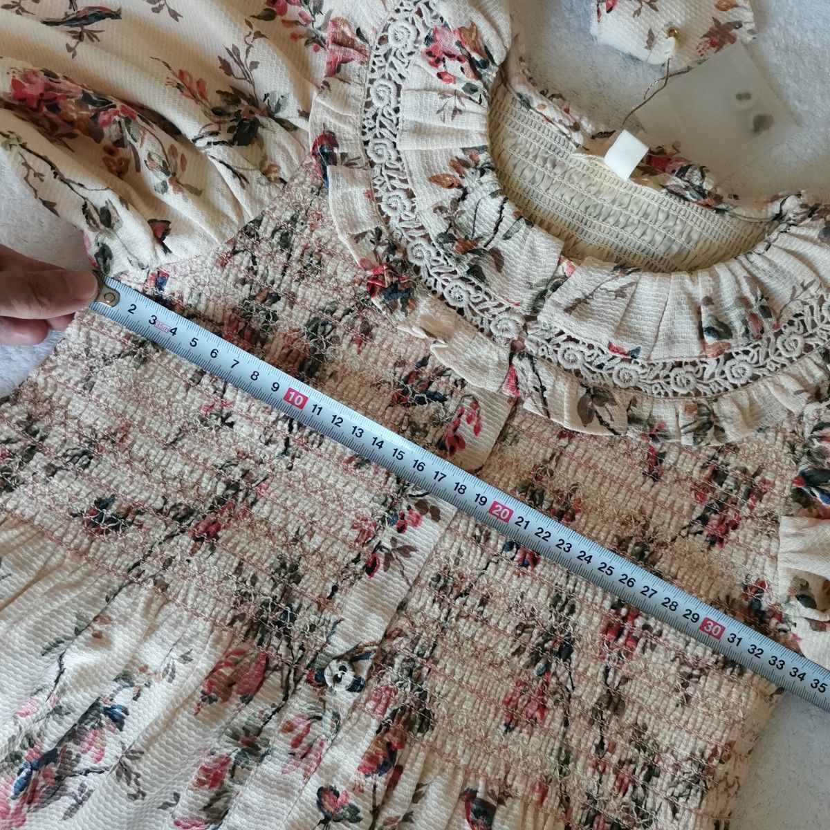 新品 12Y bonjour diary Birds and flowers frill tunic|Yahoo 新品 12Y bonjour diary Birds and flowers frill tunic|Yahoo