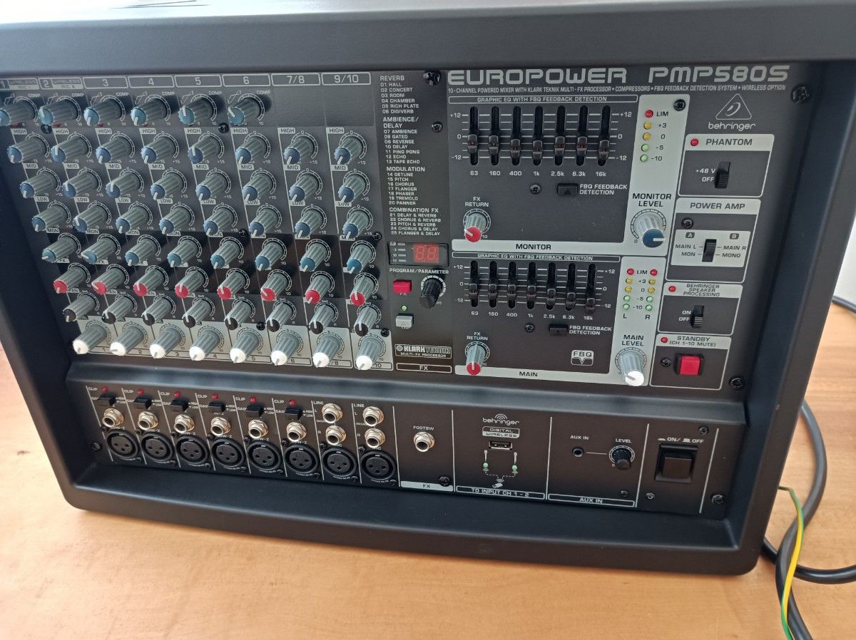 BEHRINGER ベリンガー PMP580S パワードミキサー|Yahoo!フリマ BEHRINGER ベリンガー PMP580S パワードミキサー|Yahoo!フリマ