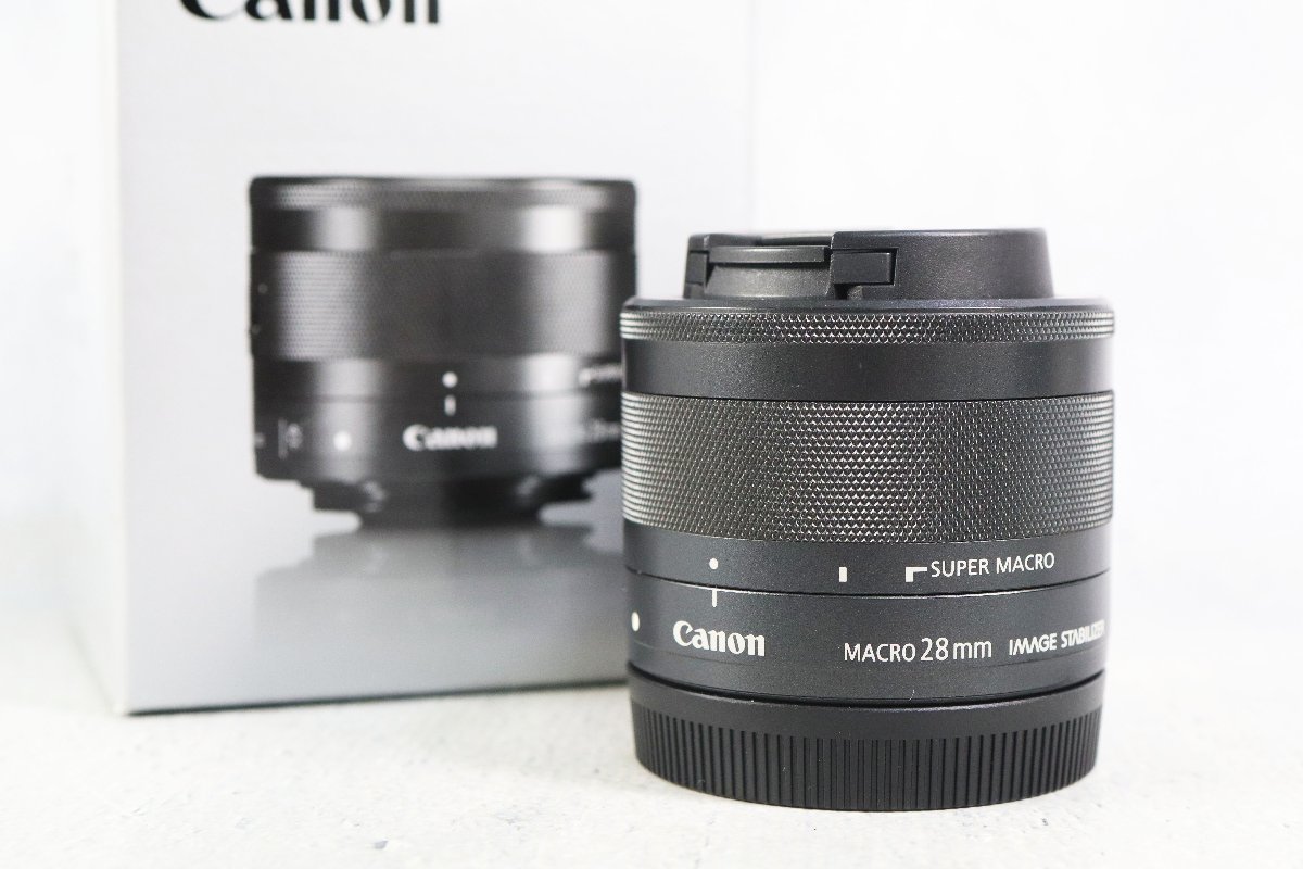 Canon MACRO lens EF-M 28mm 1:3.5 IS STM f/3.5 キャノン マクロ カメラ レンズ 一眼レフ デジタルカメラ_画像1