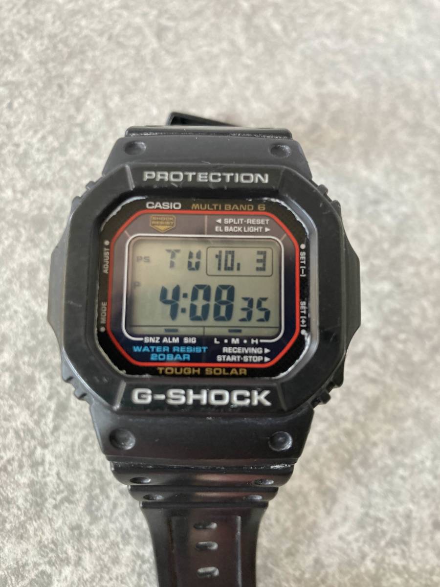 K0184F☆CASIO G-SHOCK GW-M5610 電波ソーラー 反転液晶 カシオ-