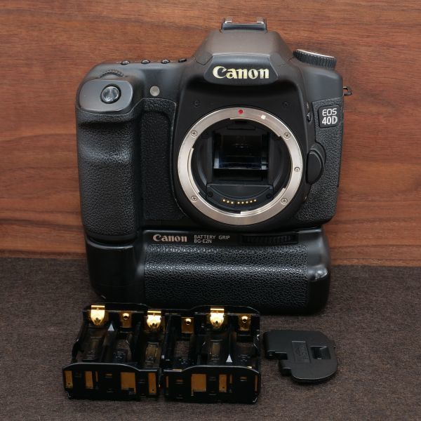 正規代理店 + 40D EOS ☆美品・完動☆CANON BG-E2N シャッター回数