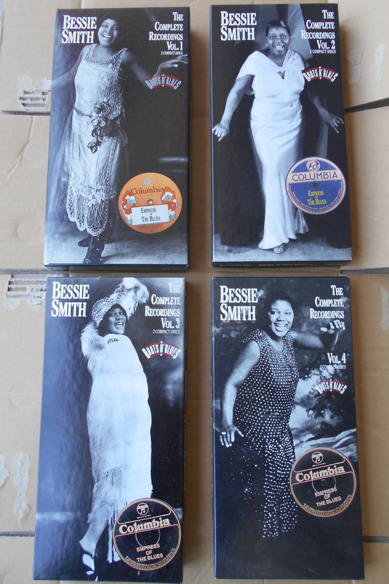 ●4CD Box「The Complete Recordings VOL.1-VOL.4」Bessie Smith ベッシー・スミス 4BOX SET(CD8枚) ブルースの女王！Empress of The Blues_画像1