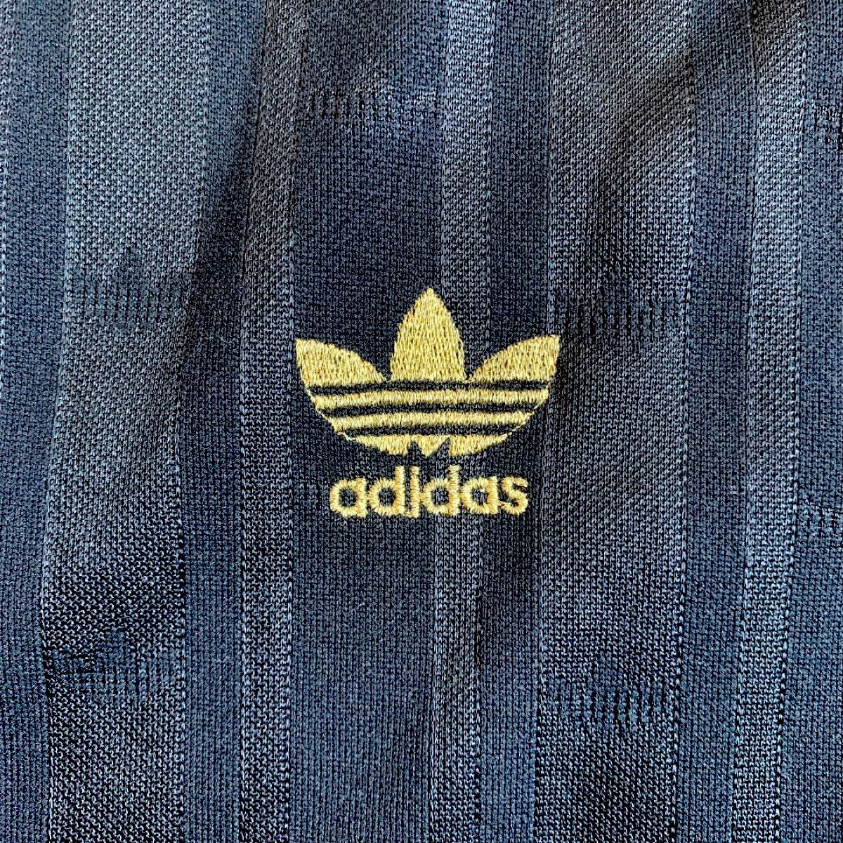 adidas トラックジャケット ワンポイントロゴ刺繍 3stripes ジャージ