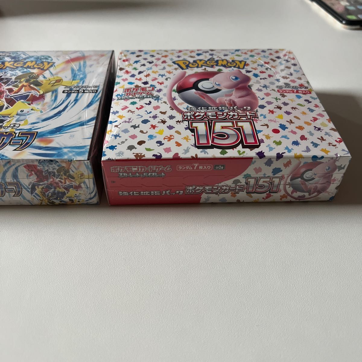 ポケモン151BOX➕レイジングサーフBOX セットシュリンク付き-