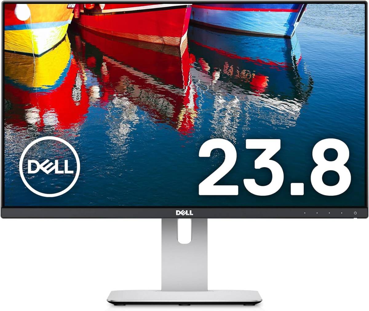 ☆D88☆ DELL デル U2414Hb　24型ワイド　フルHD 1920×1200 （WUXGA)　HDMI　IPSパネル　回転・從型表示　LED_画像1