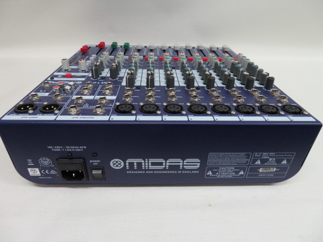 10K018◎MIDAS DM12 アナログミキサー◎美品_画像4