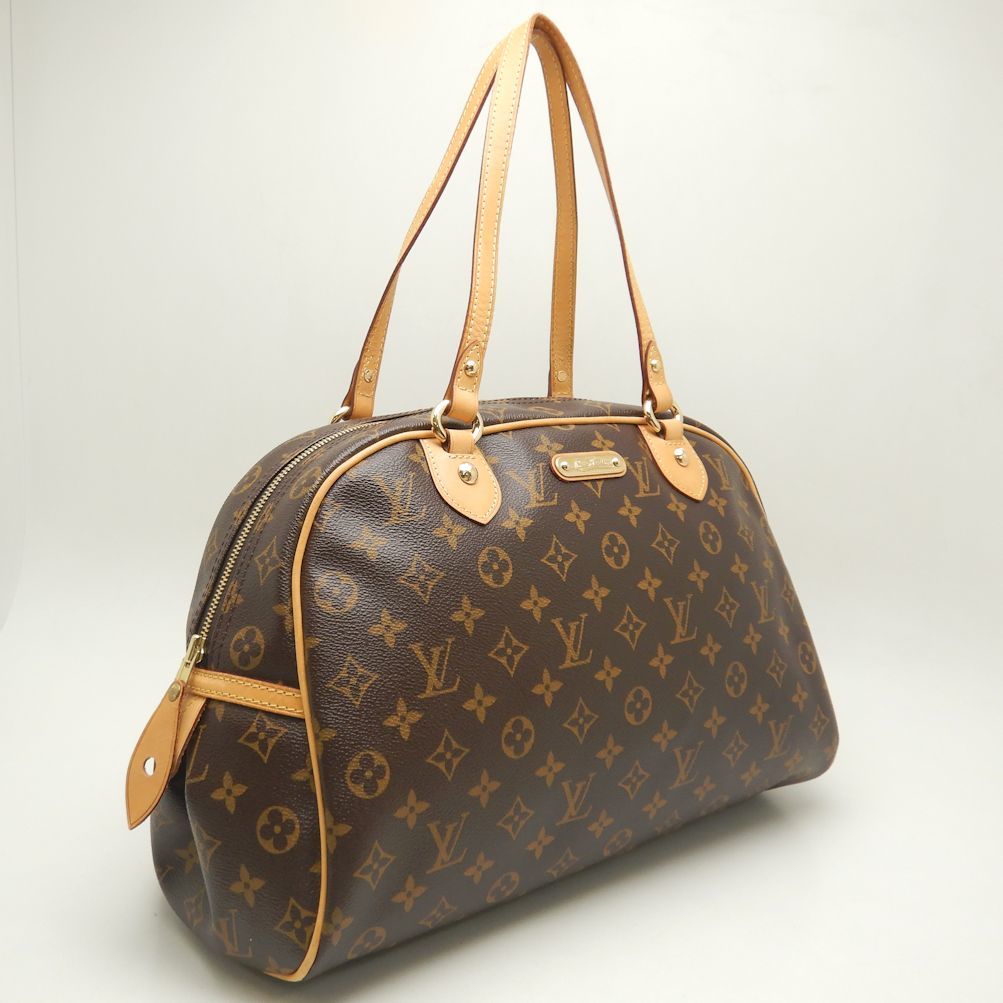 LOUIS VUITTON ルイヴィトン モノグラム モントルグイユGM M95566 ハンドバッグ ブラウン/251026【中古】_画像2