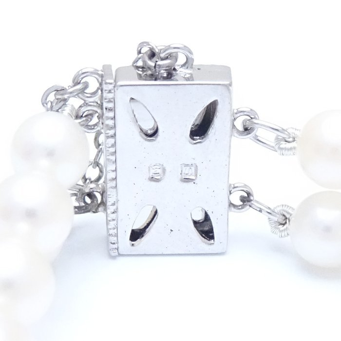 日本未発売】 パール ミキモト MIKIMOTO ブレスレット シルバーメッキ