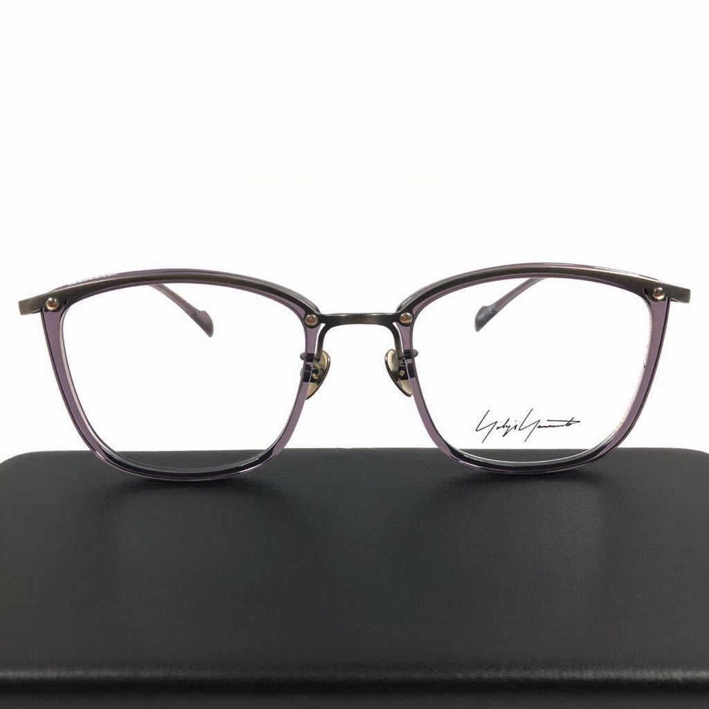  unused goods [ Yohji Yamamoto ] standard inside Yohji Yamamoto date glasses 19-0053-2 sunglasses glasses glasses men's lady's made in Japan postage 520 jpy 