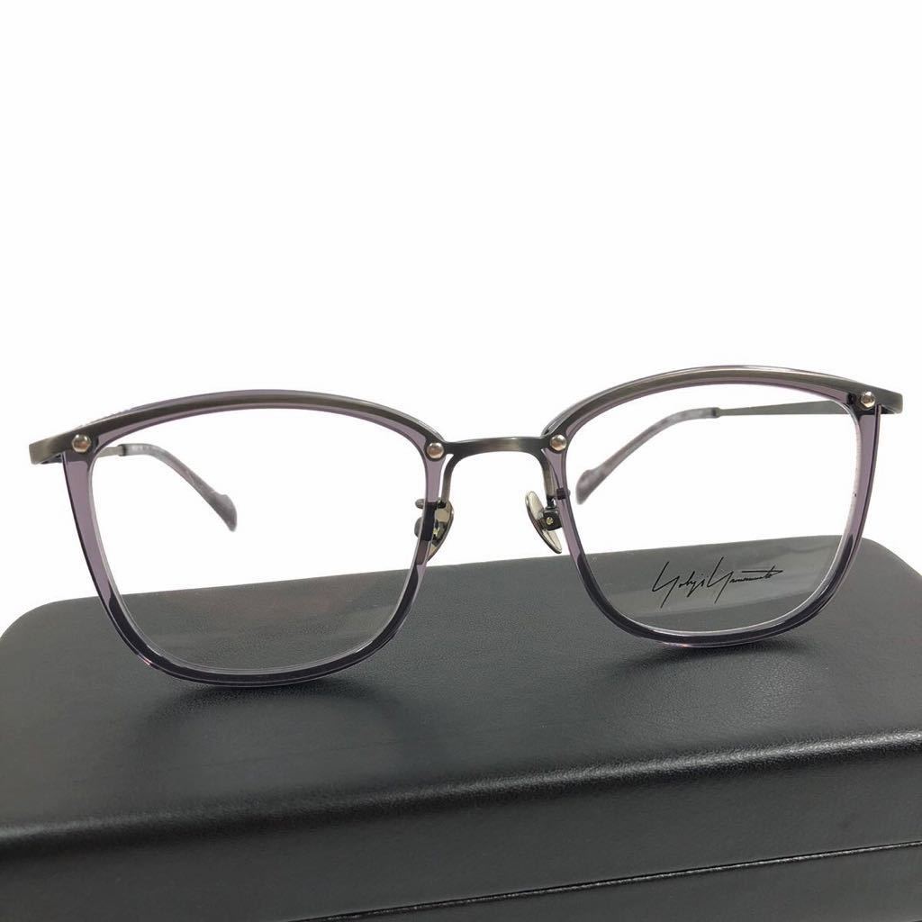  unused goods [ Yohji Yamamoto ] standard inside Yohji Yamamoto date glasses 19-0053-2 sunglasses glasses glasses men's lady's made in Japan postage 520 jpy 