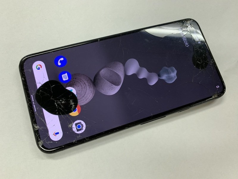 再DI818 SIMフリー Google Pixel 5 Just Black 128GB ジャンク_画像1