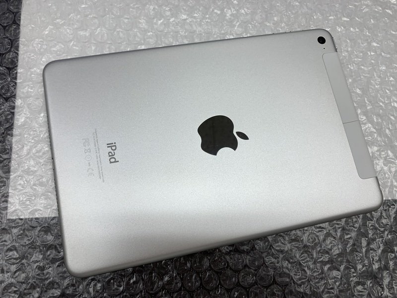 DV561 SIMフリー iPad mini 第4世代 Wi-Fi+Cellular A1550 シルバー 128GB_画像2