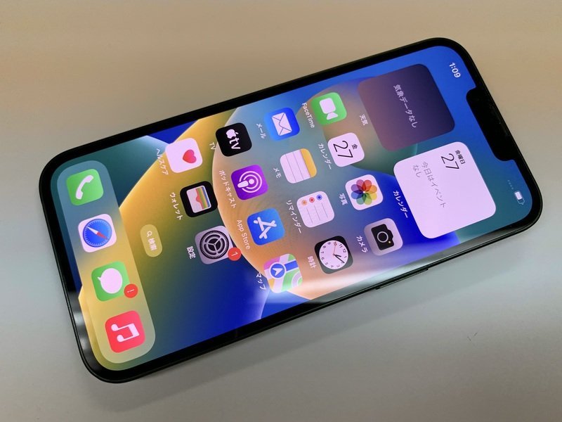 大特価!! DW092 SIMフリー iPhone13 グリーン 128GB ジャンク ロック