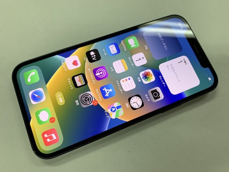 DJ079 SIMフリー iPhone12 ブラック 256GB ジャンク ロックOFF
