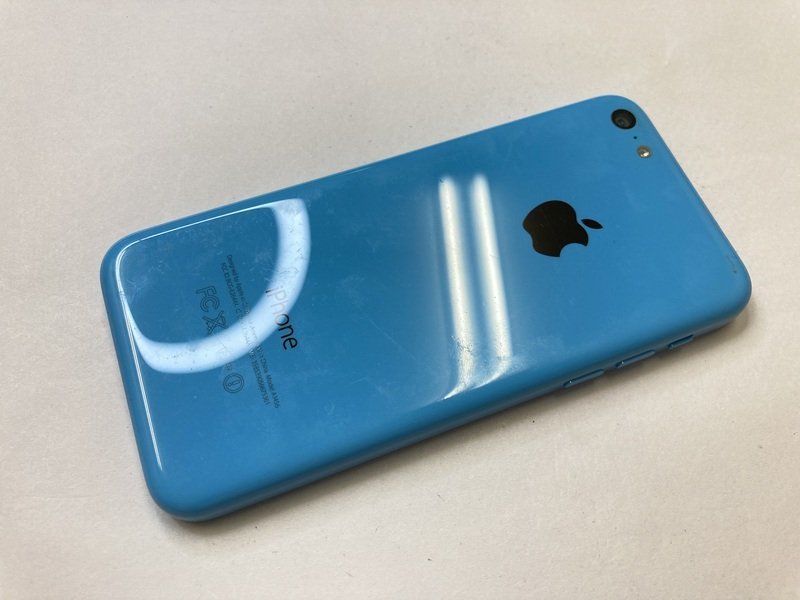 HG170 au iPhone5c 16GB ブルー 判定◯ ジャンク ロックOFF_画像2