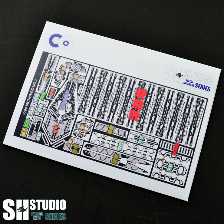 国内発送！☆SH STUDIO　1/100ＭＧ Ver.Ka Hi-νガンダム用 エッチング改造キット　メタルタイプ　アムロ　逆襲のシャア　ベルトーチカ_画像3