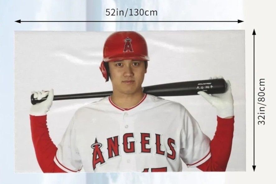 ④　バスタオル　大谷翔平選手　80cm・130cm　マイクロファイバー　エンゼルス　ドジャース