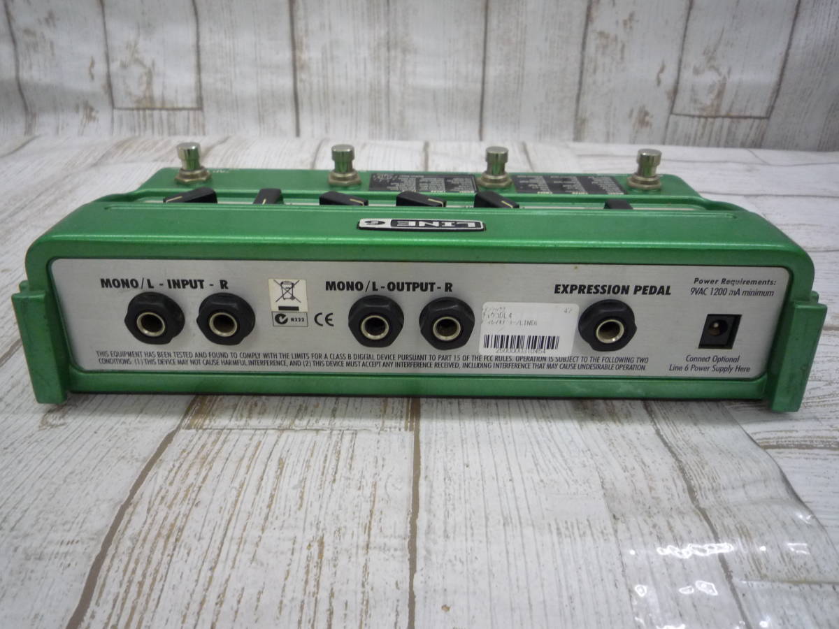 楽1094-148♪【80】LINE 6 Stomp Box DL4 Delay Modeler_画像7