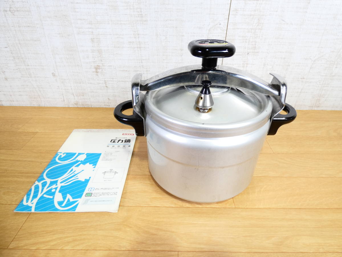 ◇理研 RIKEN 圧力鍋 RSK-60 一升炊き 6.0L 家庭用 調理器具 両手鍋