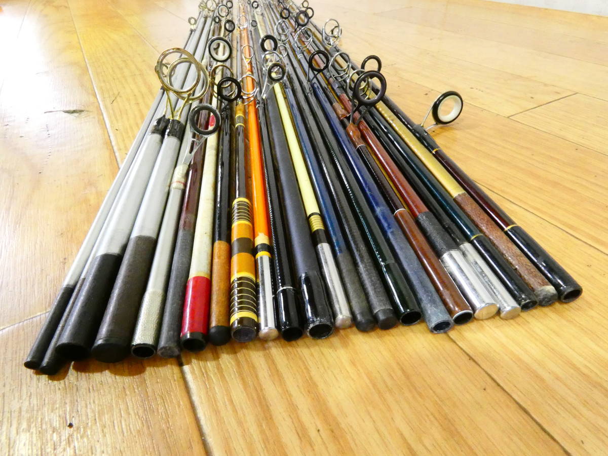 △【中古】(Ｓ22) スピニングロッド /DAIWA /など /大量 /オールド /まとめ /２１本 /約2.6kg /2ピース /竿 / バス釣り /釣り @160_画像9