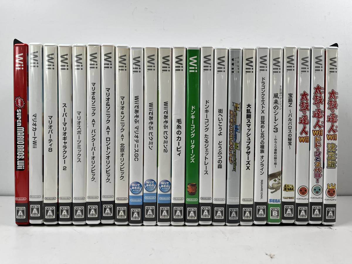 ♪【中古】Nintendo Wii ソフト 46本 まとめ 任天堂 ニンテンドー ゲーム 動作未確認 ジャンク ＠100(10)_画像2