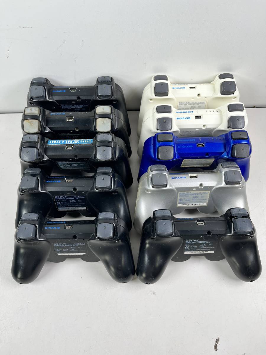 ♪【中古】PlayStation 3 コントローラ 10個 まとめ CECHZC1J CECHZC2J