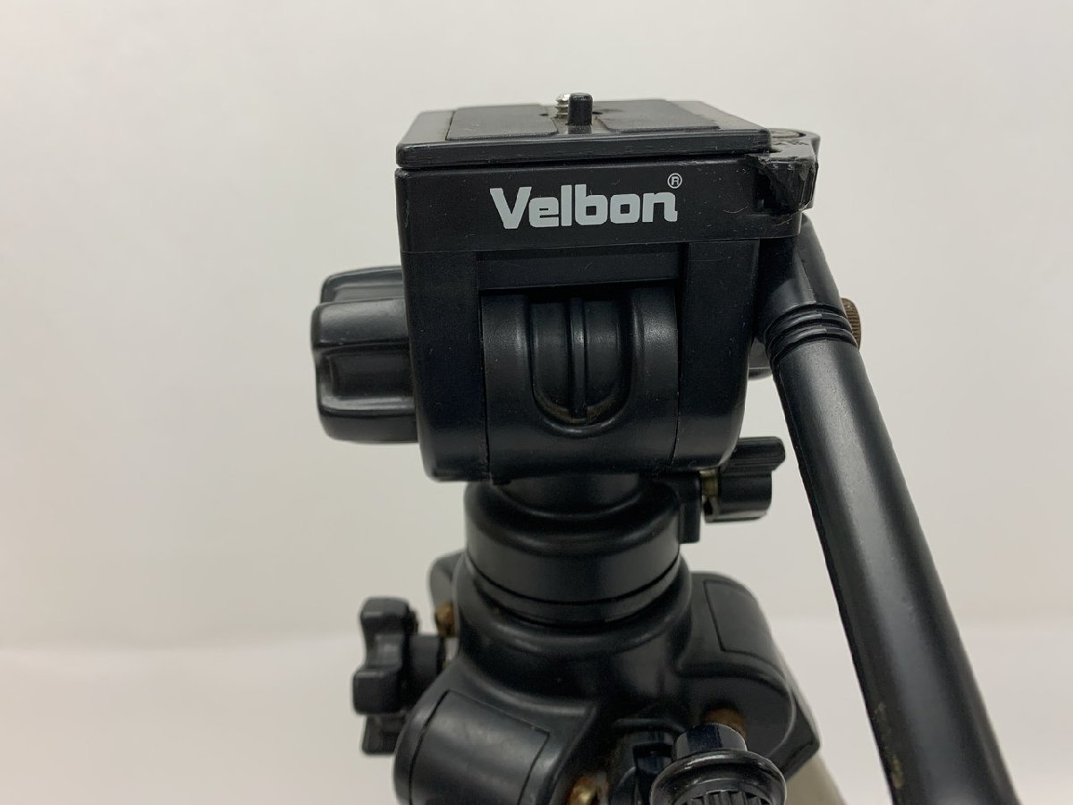 【OY-2856】Velbon ベルボン CX 580 ビデオカメラ用 三脚 カメラアクセサリ 現状品【千円市場】_画像4