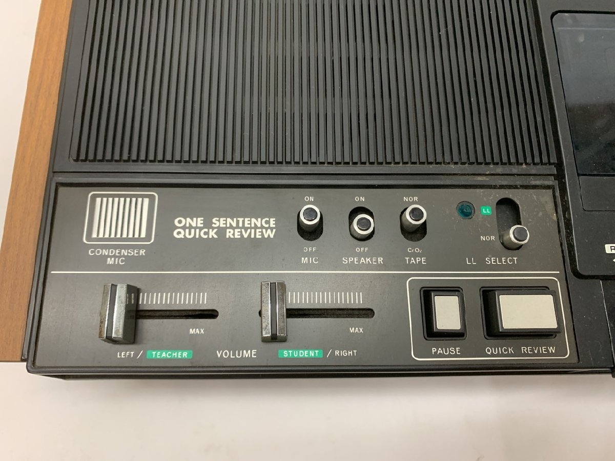 【N-5111】ヴィンテージ 日立 HITACHI LL/STEREO CASSETTE RECORDER OSQR-1700 オーディオ機器 カセットデッキ【千円市場】_画像2