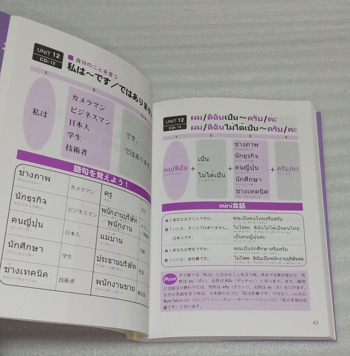 ☆74分CD未開封 スーパー ビジュアル すぐに使えるタイ語 会話 練習学習必須重要表現 単語集2800 日本語と対比 外国語学習法 9784896894417_※使用感も無い方かと思います。