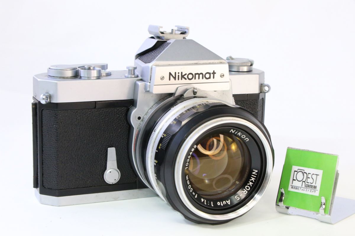 【同梱歓迎】実用■ニコン Nikon Nikomat FT N ボディ+NIKKOR-S Auto 50mm F1.4■シャッター全速・露出計完動■AK131_画像1