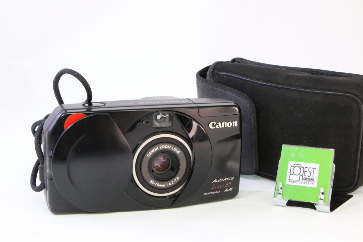 【同梱歓迎】実用■キヤノン Canon Autoboy Luna 35■フラッシュも完動■ケース付き■AN466_画像1