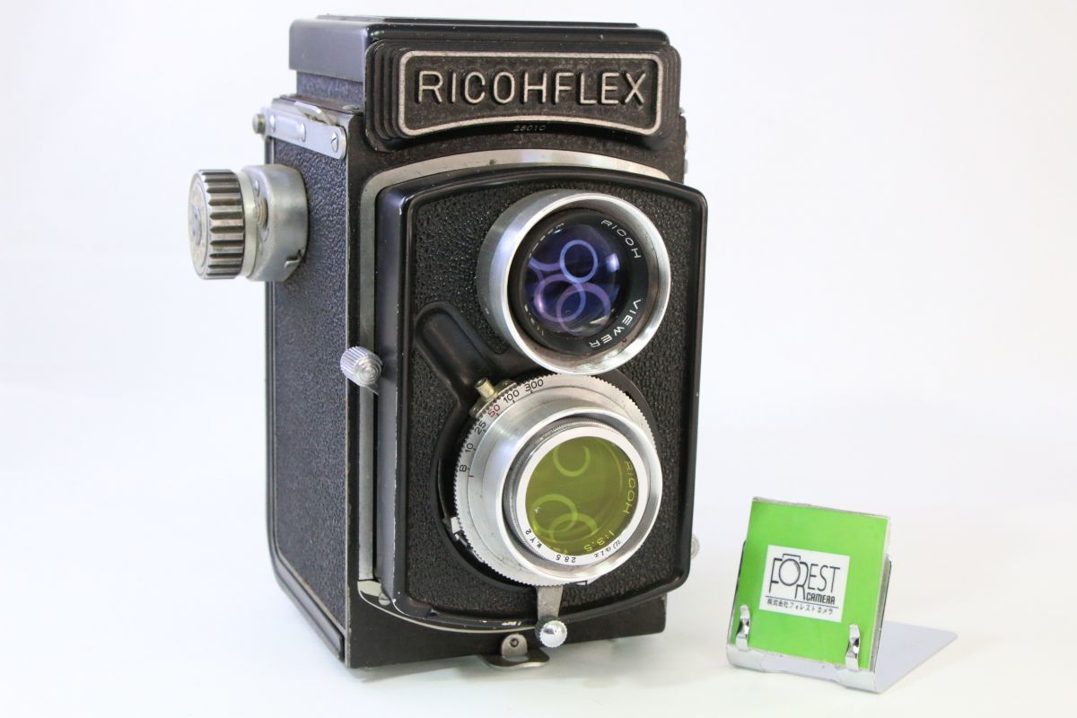 【同梱歓迎】実用■リコー RICOH RICOHFLEX RIKEN 80mm F3.5■シャッター全速完動■AN2241_画像1