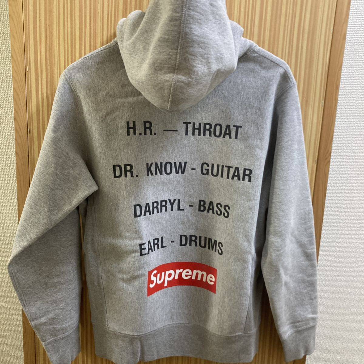 Supreme badbrains シュプリーム　パーカ　グレーS_画像7