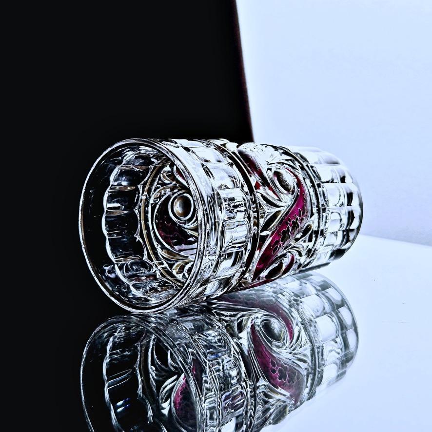 7310円 金彩オールドバカラBaccarat 花のルッセRUSSE ゴブレット 7310円 金彩オールドバカラBaccarat 花のルッセRUSSE ゴブレット